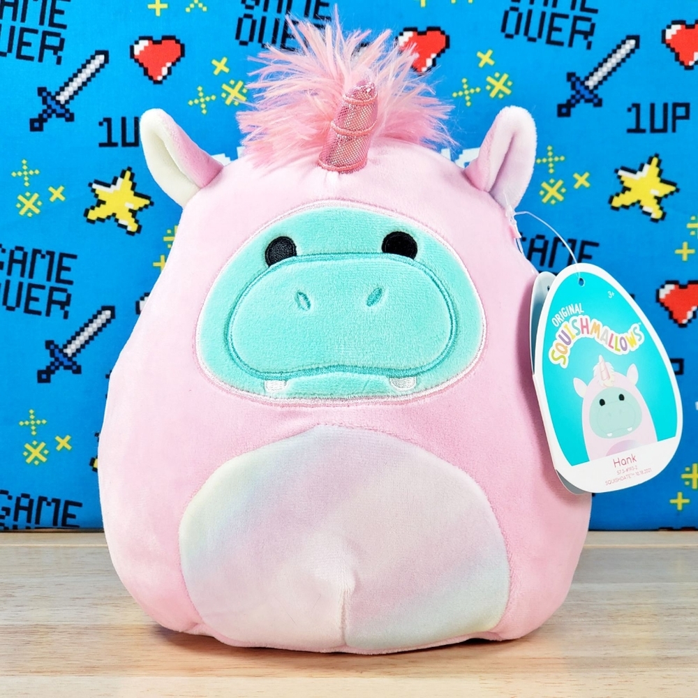 Squishmallow Hank the Hippo in Pegasus Costume 7.5" UltraSoft Stuffed Plush NWT